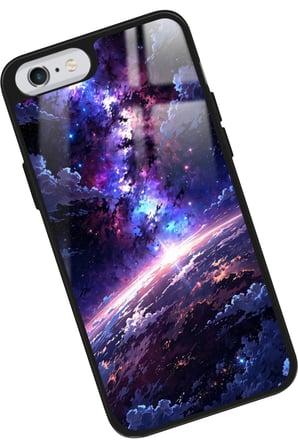 Apple iPhone 6s Plus Uyumlu Soyut Sanat Tasarımlı Parlak Silikon Kılıf
