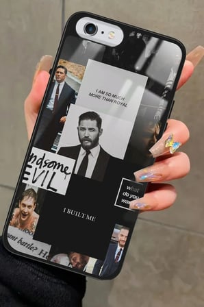Apple iPhone 6s Plus Uyumlu Tom Hardy Tasarımlı Parlak Silikon Kılıf