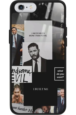 Apple iPhone 6s Plus Uyumlu Tom Hardy Tasarımlı Parlak Silikon Kılıf