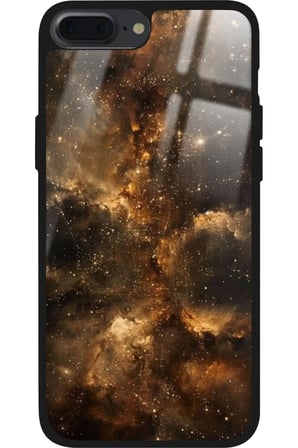 Apple iPhone 7 Plus Uyumlu Soyut Sanat Tasarımlı Parlak Silikon Kılıf