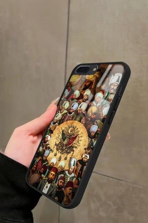 Apple iPhone 7 Plus Uyumlu Padişah Tasarımlı Parlak Silikon Kılıf