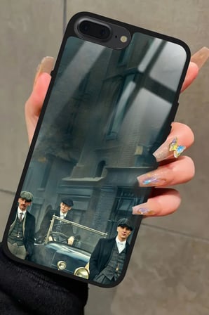 Apple iPhone 7 Plus Uyumlu Peaky Blinders Tasarımlı Parlak Silikon Kılıf