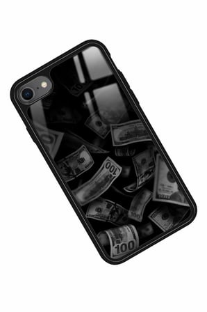 Apple iPhone 7 Uyumlu Money Tasarımlı Parlak Silikon Kılıf