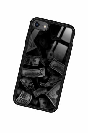 Apple iPhone 7 Uyumlu Money Tasarımlı Parlak Silikon Kılıf