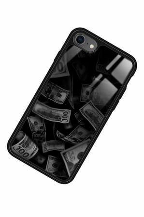 Apple iPhone 7 Uyumlu Money Tasarımlı Parlak Silikon Kılıf