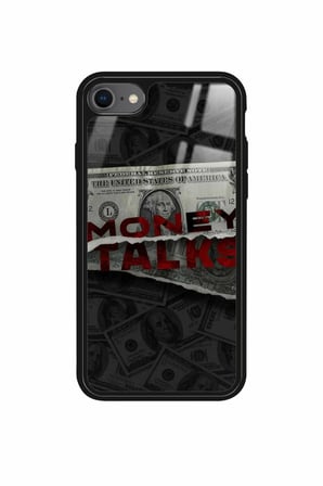 Apple iPhone 7 Uyumlu Money Tasarımlı Parlak Silikon Kılıf