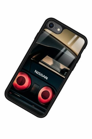 Apple iPhone 7 Uyumlu Araba Tasarımlı Parlak Silikon Kılıf