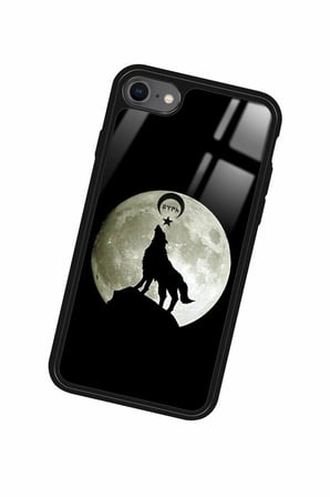 Apple iPhone 7 Uyumlu Bozkurt Tasarımlı Parlak Silikon Kılıf