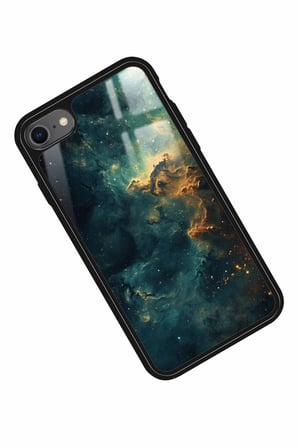 Apple iPhone 8 Uyumlu Soyut Sanat Tasarımlı Parlak Silikon Kılıf
