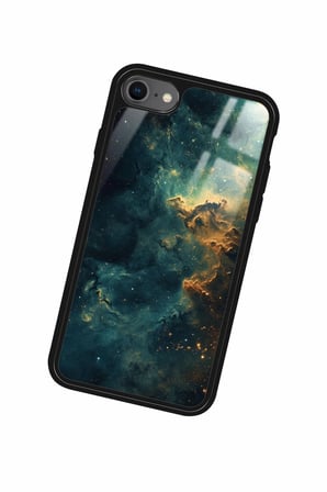 Apple iPhone 8 Uyumlu Soyut Sanat Tasarımlı Parlak Silikon Kılıf