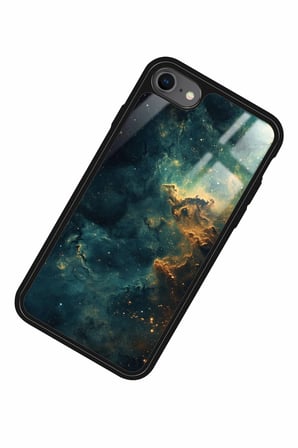 Apple iPhone 8 Uyumlu Soyut Sanat Tasarımlı Parlak Silikon Kılıf