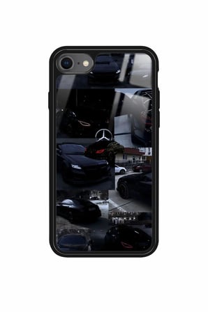 Apple iPhone 8 Uyumlu Araba Tasarımlı Parlak Silikon Kılıf