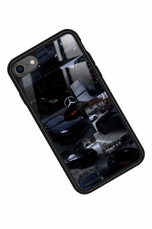 Apple iPhone 8 Uyumlu Araba Tasarımlı Parlak Silikon Kılıf