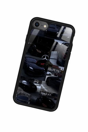 Apple iPhone 8 Uyumlu Araba Tasarımlı Parlak Silikon Kılıf