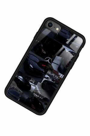 Apple iPhone 8 Uyumlu Araba Tasarımlı Parlak Silikon Kılıf