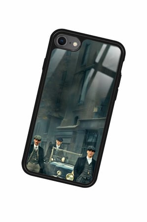 Apple iPhone 8 Uyumlu Peaky Blinders Tasarımlı Parlak Silikon Kılıf