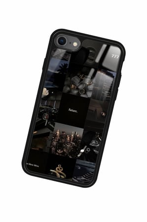 Apple iPhone 8 Uyumlu Mafia Tasarımlı Parlak Silikon Kılıf