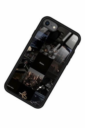 Apple iPhone 8 Uyumlu Mafia Tasarımlı Parlak Silikon Kılıf