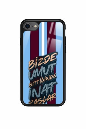 Apple iPhone 8 Uyumlu Söz Tasarımlı Parlak Silikon Kılıf