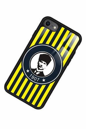 Apple iPhone 8 Uyumlu Atatürk - 1907 Yazılı Parlak Silikon Kılıf