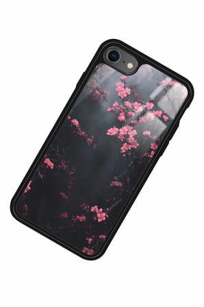 Apple iPhone SE Uyumlu Van Gogh Ağaç Tablosu Tasarımlı Parlak Silikon Kılıf