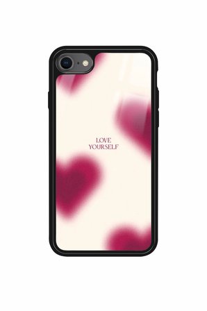 Apple iPhone SE Uyumlu Love Yazılı Parlak Silikon Kılıf