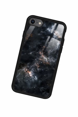 Apple iPhone SE Uyumlu Soyut Sanat Tasarımlı Parlak Silikon Kılıf