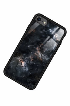 Apple iPhone SE Uyumlu Soyut Sanat Tasarımlı Parlak Silikon Kılıf