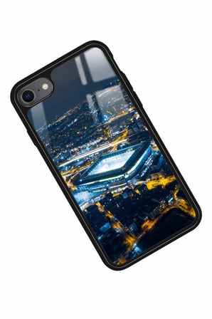 Apple iPhone SE Uyumlu Stadyum Tasarımlı Parlak Silikon Kılıf
