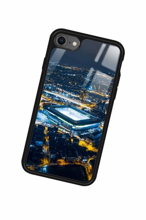 Apple iPhone SE Uyumlu Stadyum Tasarımlı Parlak Silikon Kılıf