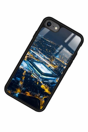 Apple iPhone SE Uyumlu Stadyum Tasarımlı Parlak Silikon Kılıf