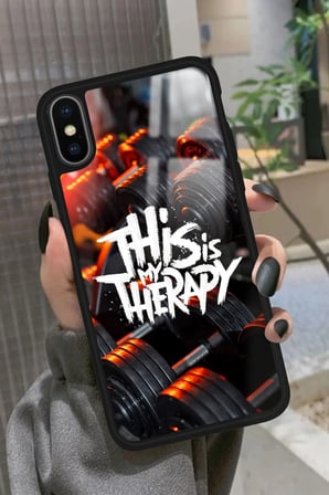 Apple iPhone X Uyumlu Gym Tasarımlı Parlak Silikon Kılıf