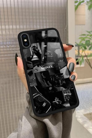 Apple iPhone X Uyumlu Mafia Tasarımlı Parlak Silikon Kılıf