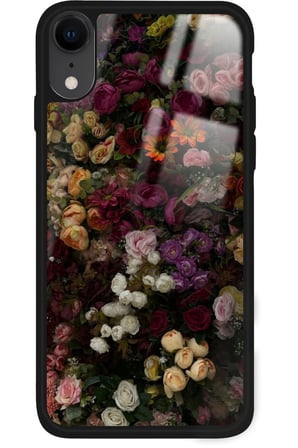 Apple iPhone Xr Uyumlu Karışık Tasarımlı Parlak Silikon Kılıf