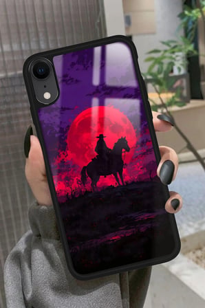 Apple iPhone Xr Uyumlu RDR2 Tasarımlı Parlak Silikon Kılıf