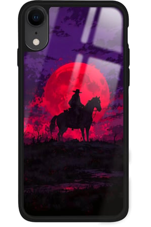 Apple iPhone Xr Uyumlu RDR2 Tasarımlı Parlak Silikon Kılıf