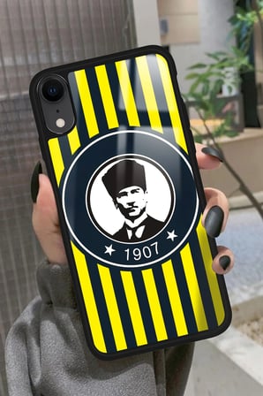 Apple iPhone Xr Uyumlu Atatürk - 1907 Yazılı Parlak Silikon Kılıf
