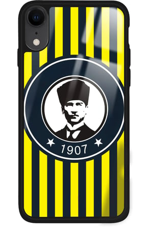 Apple iPhone Xr Uyumlu Atatürk - 1907 Yazılı Parlak Silikon Kılıf