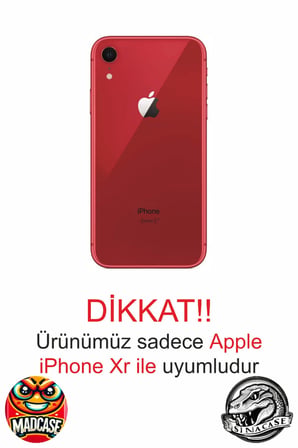Apple iPhone Xr Uyumlu C Harfi Yazılı Parlak Silikon Kılıf