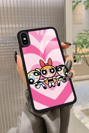 Apple iPhone Xs Max Uyumlu Girl Power Tasarımlı Parlak Silikon Kılıf