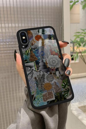 Apple iPhone Xs Max Uyumlu Manifest Tasarımlı Parlak Silikon Kılıf