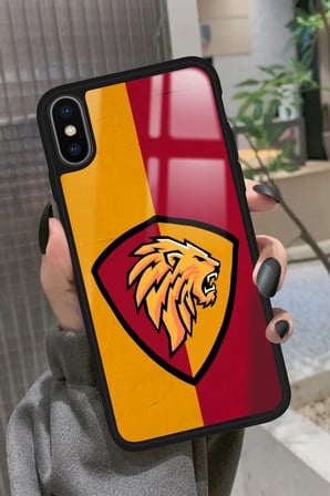 Apple iPhone Xs Max Uyumlu Aslan Tasarımlı Parlak Silikon Kılıf