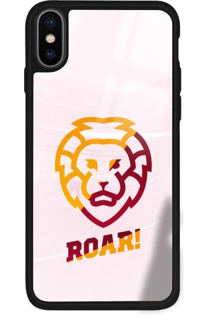 Apple iPhone Xs Max Uyumlu Aslan Tasarımlı Parlak Silikon Kılıf