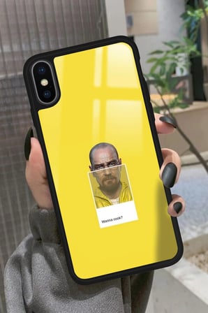 Apple iPhone Xs Uyumlu Breaking Bad Tasarımlı Parlak Silikon Kılıf