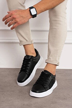 İcon Siyah Beyaz Günlük Yürüyüş Ayakkabısı