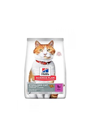 Hill's Sterilised Kısırlaştırılmış Ördekli Kedi Maması 3 Kg