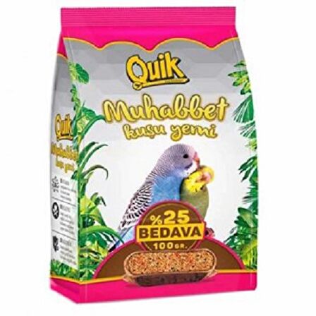 Quik  Muhabbet Kuşu Yemi  1 Kg