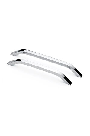 İdil Alüminyum Metal Lüks Modern Mobilya Çekmece Mutfak Dolabı Kulpu Krom 192mm