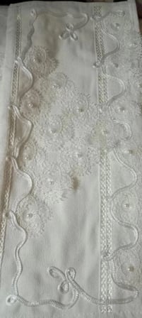 İğne Oyalı 50x90 Kadife Çeyizlik Havlu 2'li Set