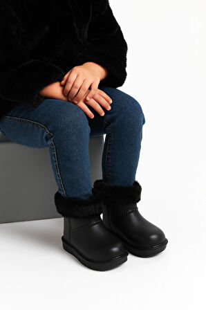 Çocuk Kışlık Kar Yağmur Botu– Su Geçirmez, Peluş Astarlı, EVA  W10290-225 Tokio Borreguito Modeli